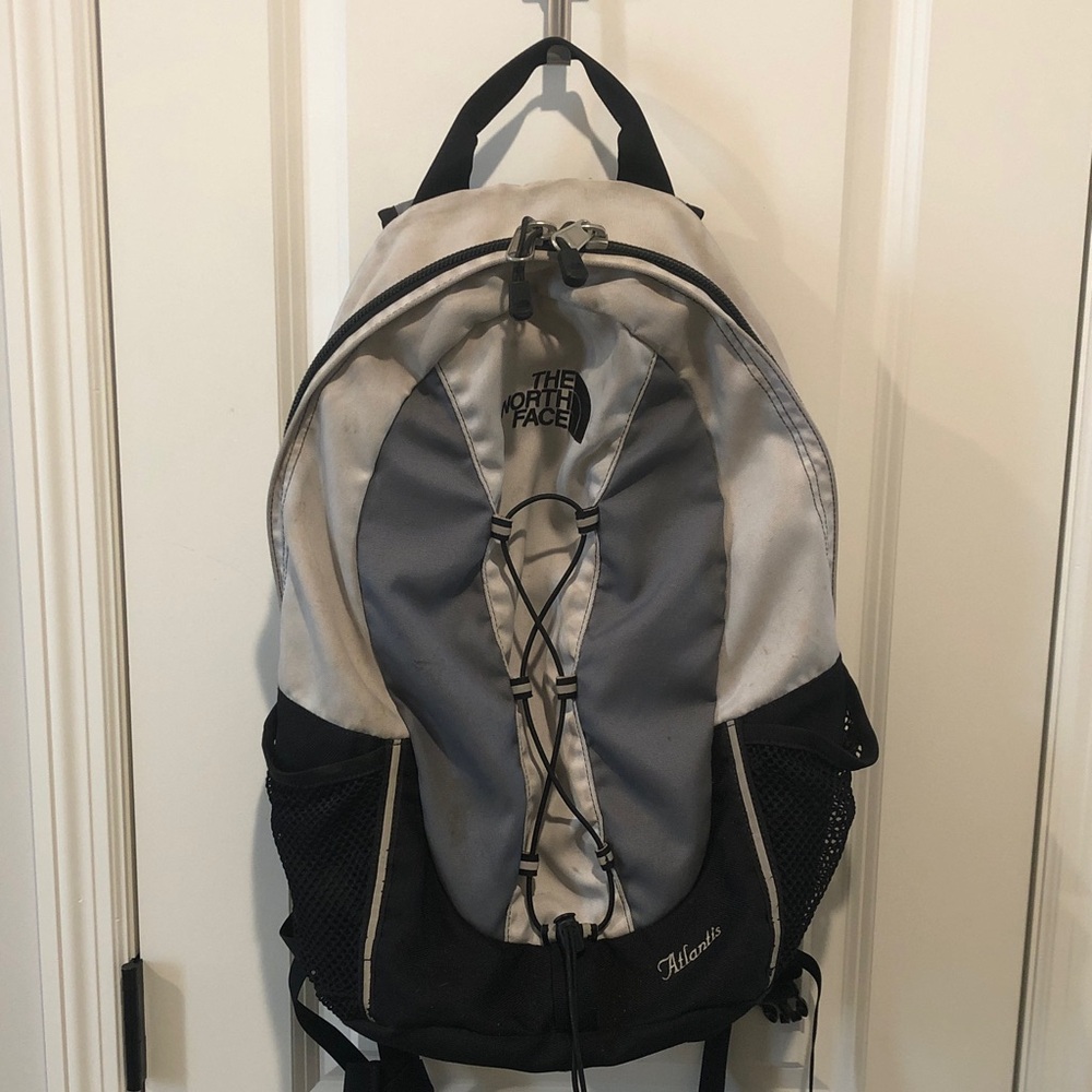 The North Face Women's Gray and Black Backpack